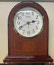 SEIKO精工座鐘 臥室客廳歐式現代跳秒鬧鈴實(shí)木石英小臺鐘表 QXE057 QXE057B 曬單實(shí)拍圖
