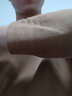 英爵倫（Enjeolon）英爵倫 300g厚實(shí)重磅 男士長袖T恤V領(lǐng)寬松純色體恤美式打底衫上衣 焦糖色 175/100A(L) 曬單實(shí)拍圖