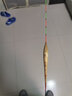阿盧c08高靈敏度鯽魚(yú)漂鯉魚(yú)漂蘆葦浮漂加粗醒目黑坑野釣混養浮標官方 LPC08蘆葦本色大紅大綠15目 3號（吃鉛約1.37g） 曬單實(shí)拍圖