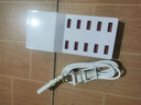 馳界多口USB充電器快充多功能插頭蘋(píng)果華為小米安手機(jī)通用快速多位工作室充電頭10接口大功率電源排插 10口USB充電器+10條Type-c快充線 曬單實(shí)拍圖
