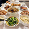 瓷丞相景德鎮(zhèn)純白釉下彩輕奢骨瓷餐具整套簡(jiǎn)約碗碟套裝家用結(jié)婚喬遷禮品 云紗丨高溫釉下彩丨配富貴煲 60頭 曬單實(shí)拍圖