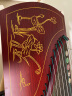 仙声 古筝初学者专业演奏考级刻字刻画扬州乐器 金荷花（架子+琴弦或凳子） 实拍图