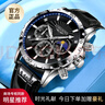 浪longines手表男琴全自動機(jī)械表防水夜光精鋼帶休閑商務(wù)男士手表 標(biāo)配版-鋼帶 曬單實(shí)拍圖