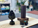 蒂海玉珠印度金絲楠木手串男108顆烏木陰沉木手串情侶款佛珠轉(zhuǎn)運(yùn)收藏送禮 8mm*108顆【附帶證書】 曬單實(shí)拍圖