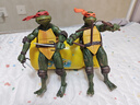 NECA 忍者神龜 1990電影版 TMNT 限定版 7寸可動人偶手辦模型 神龜橙色 曬單實拍圖