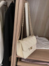 viney新款牛皮包包女包輕奢斜挎包鏈條包生日禮物送女友老婆 【米白色】實(shí)用高檔洋氣小包 高端品牌時(shí)尚百搭小眾單肩腋下包 曬單實(shí)拍圖