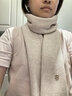 萬(wàn)事利新款綿羊毛圍巾紅色保暖送女生圍脖時(shí)尚新年禮物禮盒交錯時(shí)空 羊毛圍巾-交錯時(shí)空 定勝紅 曬單實(shí)拍圖