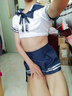 阿夫特農 性感大碼學(xué)生制服內衣JK超短裙甜美純欲可愛(ài)新款春夏睡衣套裝 學(xué)生裝【上衣+裙子+內褲】 L【110-120斤】保密發(fā)貨 曬單實(shí)拍圖