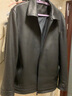 凱撒新西蘭進(jìn)口鹿皮皮夾克男裝皮衣外套進(jìn)口高檔翻領(lǐng)真皮皮衣商務(wù)高端 黑色 2XL 曬單實(shí)拍圖