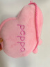 小猪佩奇毛绒玩具佩琪公仔儿童可爱卡通创意猪头型斜跨包生日礼物 实拍图