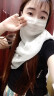 上海故事防护面罩女夏真丝桑蚕丝刺绣遮阳口罩挂耳双层面纱护颈透气 绿色 实拍图