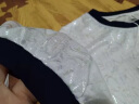 皮尔卡丹（pierrecardin）夏季薄款冰丝白色短袖t恤女夏装2024年新款棉上衣小衫女士 白色 M  建议95-110斤 晒单实拍图