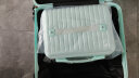 喜朗顿行李箱小型登机箱商务拉杆箱高品质箱包男女旅行箱小号飞机密码箱 挂扣子母拉链薄荷绿 18英寸 实拍图