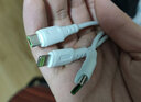 銘爵狐（MINGJUEHU） 三合一數(shù)據(jù)線蘋果安卓Type-C手機充電線iPhone一拖三通用數(shù)據(jù)線 蘋果安卓華為Type-c軟膠三合一(1米白色【商選 曬單實拍圖