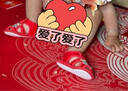 晉豆子?jì)雰夯㈩^鞋抓周布鞋1周歲男女寶寶軟底不掉鞋小老虎6-9個(gè)月步前鞋 W305-2涼鞋 18 內(nèi)長(zhǎng)11.5cm 10碼腳長(zhǎng)約10.5cm 曬單實(shí)拍圖