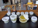 洛湘冰種琉璃茶具套裝功夫茶杯茶壺蓋碗整套辦公家用泡茶會(huì)客高端送禮 千里江山琉璃蓋碗套組10入 曬單實(shí)拍圖