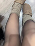 JTTCAC日本大碼光腿神器女秋冬裸感黑透膚連褲襪胖mm200斤假透肉水光襪 200克秋冬磨毛黑透膚連襪 1條 加大碼（130-200斤） 曬單實(shí)拍圖