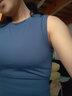 浩沙（hosa） 運動(dòng)內衣女防震跑步健身文胸收副乳外穿瑜伽服上衣背心 藍灰 L(50-57KG/罩杯70/75ABC/80A) 曬單實(shí)拍圖