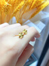 珍·尚銀中國黃金授權四葉草黃金耳釘女足金耳飾生日禮物送女友老婆紀念日 四葉草足金耳釘+情人節禮盒-約0.8g 曬單實(shí)拍圖