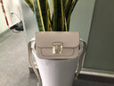 邁克.科爾斯（MICHAEL KORS）女神節(jié)禮物mk女包Sloan Editor牛皮翻蓋腰包35R3GS9N1L LTCREAM 曬單實(shí)拍圖