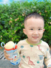 NUBY（努比）新品閃亮輕巧大容量運(yùn)動(dòng)水杯防漏便攜兒童吸管杯 陽(yáng)光黃印花 340ml 曬單實(shí)拍圖