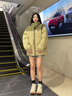 JEEP SPIRIT棉服女加厚外套冬新款雙面穿面包服棉襖子情侶保暖棉衣男女裝 23988-牛油果綠[男女同款] S 曬單實(shí)拍圖