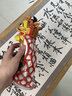 翊珗（YIXIAN）黃飛鴻醒獅擺件佛山舞獅裝飾石灣公仔陶瓷非遺工藝品開(kāi)業(yè)禮品高端 小號黃彩禮盒裝【贈精美底座】 曬單實(shí)拍圖