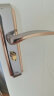 努正 房门锁家用通用型卧室内门黑色锁具三件套老式门把手旧门换锁 F款金【整套】 35-45MM 通用型 带钥匙 实拍图