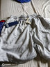 棉致短褲男夏季韓版潮流寬松休閑五分褲運動(dòng)褲百搭沙灘褲 灰色 XL 曬單實(shí)拍圖