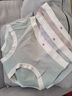 碧波龍胖妹妹大碼內褲女300斤高腰純棉襠包臀胖mm透氣加肥加大褲衩200斤 軟云藍+奶咖灰+輕氧綠 3條 2XL【120-150斤】 曬單實(shí)拍圖