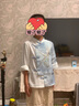旗鉑漢服男童春季兒童新中式國風(fēng)古風(fēng)唐裝 鴻影長袖（僅上衣） 130 曬單實(shí)拍圖