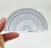 貓印堂180度繪圖尺角度尺透明加厚量角器塑料半圓學(xué)生畫(huà)畫(huà)量具360度 量角器 1個(gè)裝 曬單實(shí)拍圖