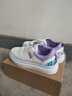九寸陽(yáng)光板鞋男休閑小白鞋男鞋休閑男鞋皮鞋男青少年學(xué)生板鞋防臭運動(dòng)鞋 小白潮鞋白紫色 40 曬單實(shí)拍圖