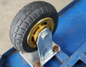 海斯迪克 高弹力脚轮 重型平板车手推车轮橡胶轮子 8寸定向脚轮 实拍图