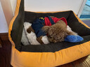 嬉皮狗（hipidog）狗狗衣服小型犬寵物秋冬保暖泰迪比熊博美可愛小狗四腳秋冬裝 紅色牛仔小熊 L（建議體重8-11斤） 曬單實拍圖
