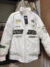 NASA ABOUT官方聯(lián)名冬季新款羽絨服男朋克機車(chē)服男美式復古街頭賽車(chē)服寬松白 黑色 L 曬單實(shí)拍圖