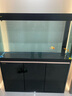 閩江（minjiang）魚(yú)缸水族箱極簡(jiǎn)ins風(fēng)客廳家用落地底濾生態(tài)造景觀(guān)賞魚(yú)生態(tài)金魚(yú)缸 經(jīng)典沉穩黑（標準款） 長(cháng)120x寬34x高152cm【升級超白玻璃】 曬單實(shí)拍圖