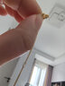 中國黃金（CHINA GOLD）18K金肖邦鏈時尚素鏈K金項鏈鎖骨鏈周年紀(jì)念送女友老婆情人節(jié)禮物 約0.7-0.8g【金色】 45cm （定價） 曬單實拍圖