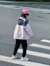 巴拉巴拉兒童男童外套秋裝中大童女童童裝三合一兩件套潮 樹莓粉-三防面料-00426 175cm 曬單實(shí)拍圖