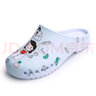 鉑雅印花手術(shù)鞋包頭實(shí)驗(yàn)室拖鞋防護(hù)鞋普通防滑洞洞鞋033印花 M(37/38) 曬單實(shí)拍圖