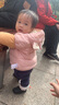童泰嬰兒衣服寶寶羽絨服1-4歲男童女童白鴨絨輕薄羽絨外套上衣 粉色 80 cm 曬單實拍圖