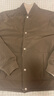 714street兩面穿棉服冬季寬松加厚保暖外套潮牌情侶裝棉衣面包服 軍褐/米色 M 曬單實(shí)拍圖