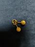 六福珠寶足金釘砂圓珠黃金耳環(huán)耳飾 計價(jià) G01G0030DS 2.16克(含工費146元) 曬單實(shí)拍圖