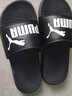 彪馬（PUMA）黑色沙灘運動(dòng)拖鞋男女情侶款新款夏季休閑涼鞋372279 黑色-白 01 35.5 曬單實(shí)拍圖