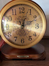 伊彌中式實(shí)木黃銅座鐘客廳臺鐘復古客廳床頭老式桌面擺件臺式坐鐘鐘表 機芯款 曬單實(shí)拍圖