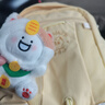 vanwalkFUN MARKET可愛(ài)日系學(xué)院風(fēng)女初高中生上學(xué)書(shū)包休閑雙肩包 布丁黃 曬單實(shí)拍圖