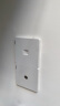 西门子(SIEMENS)开关插座 超五类电脑网络插座面板致典 雅白色 实拍图