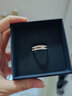 丹尼爾惠靈頓（DanielWellington）DW戒指女 經(jīng)典白琺瑯雙色戒指時(shí)尚情侶戒指 七夕情人節禮物送女友 56號DW00400043 玫瑰金色 曬單實(shí)拍圖