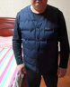 恒源祥輕薄款羽絨馬甲男 冬季保暖外套坎肩背心中老年男士休閑無(wú)袖上衣 2566款-深藍色 L 175碼-適合體重125-140斤 曬單實(shí)拍圖