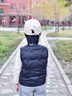 雅鹿男童女童輕薄羽絨馬甲背心外穿兒童新款內膽中大童坎肩保暖潮 黑色 120cm 曬單實(shí)拍圖